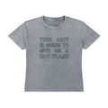 This shit is going to give me a hot flash shirt. Bubble lettering